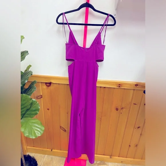 NWT Zara CUT OUT LONG JUMPSUIT Sz S - Picture 9 of 11